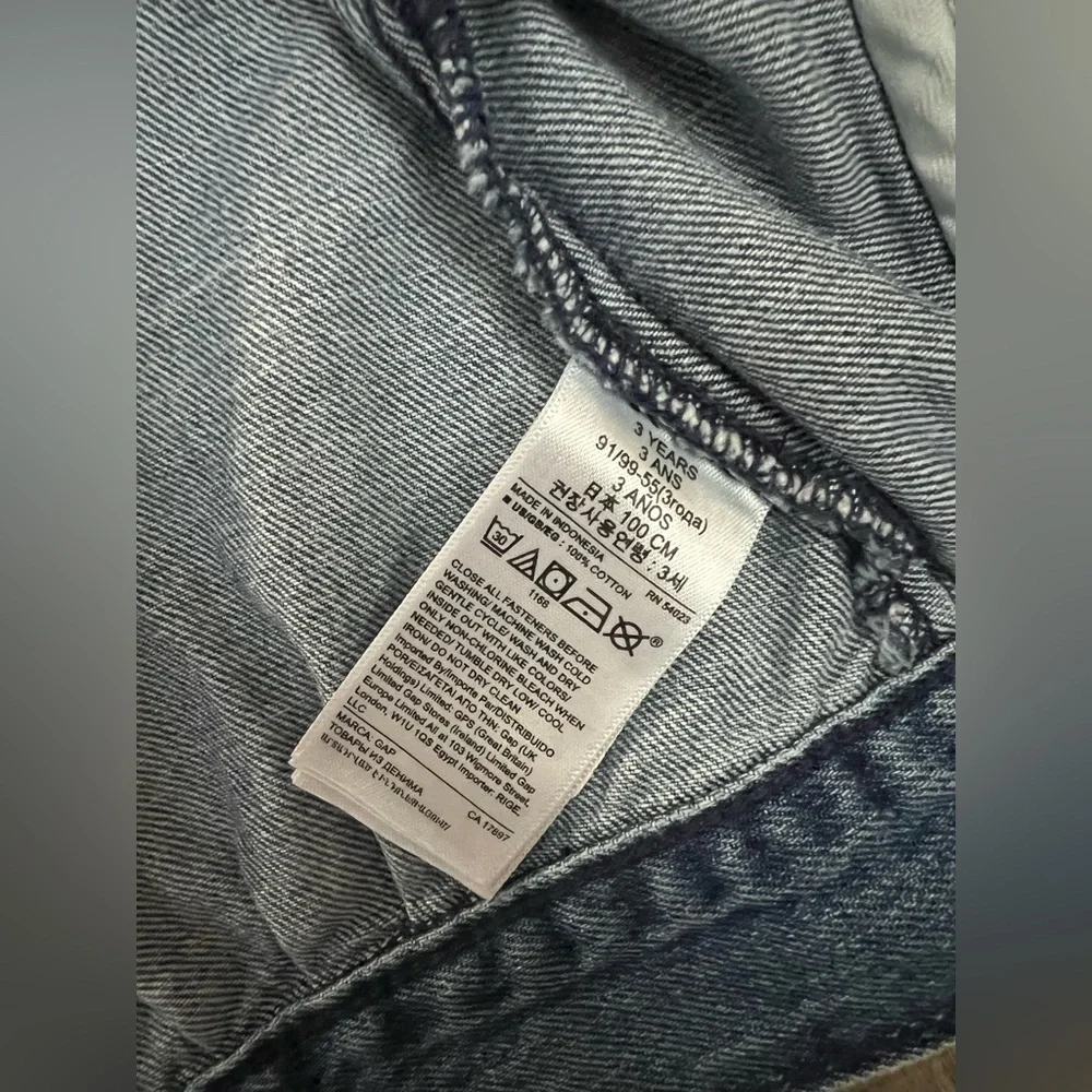 GAP Kids Blue Denim Jacket 3 Years